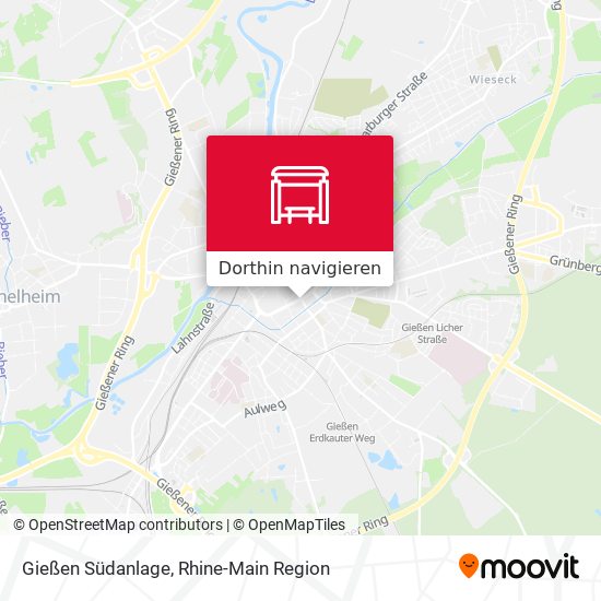 Gießen Südanlage Karte