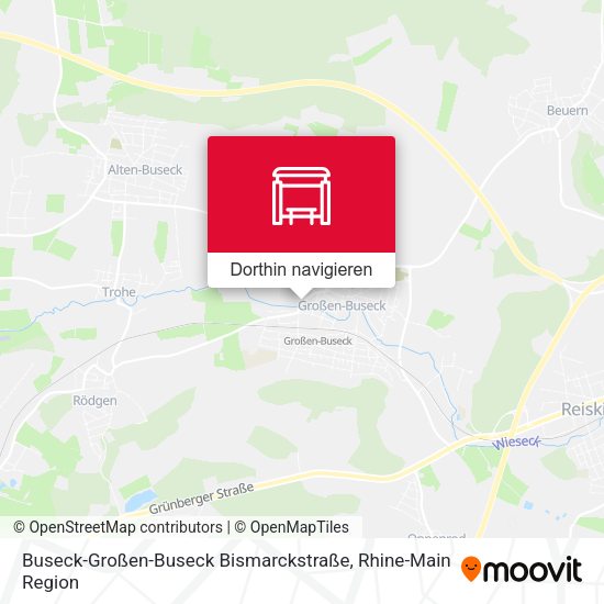 Buseck-Großen-Buseck Bismarckstraße Karte