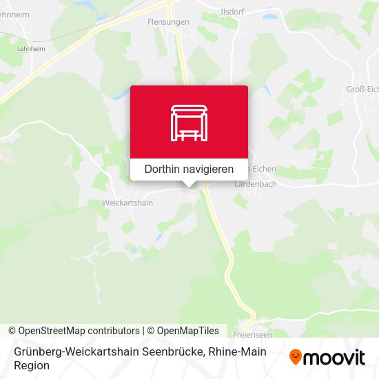 Grünberg-Weickartshain Seenbrücke Karte