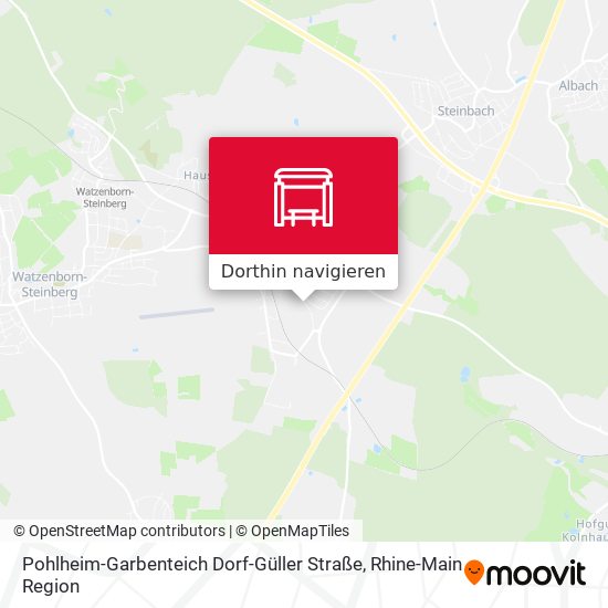 Pohlheim-Garbenteich Dorf-Güller Straße Karte