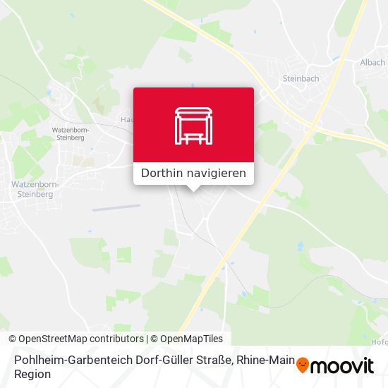 Pohlheim-Garbenteich Dorf-Güller Straße Karte