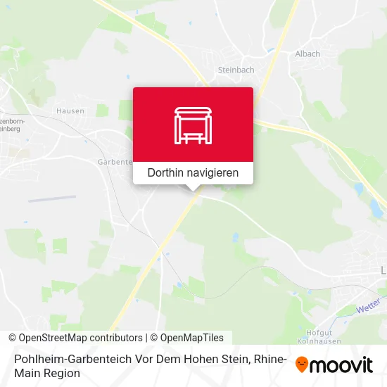 Pohlheim-Garbenteich Vor Dem Hohen Stein Karte