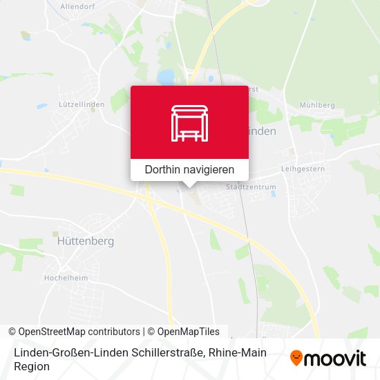 Linden-Großen-Linden Schillerstraße Karte
