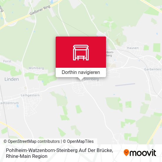 Pohlheim-Watzenborn-Steinberg Auf Der Brücke Karte