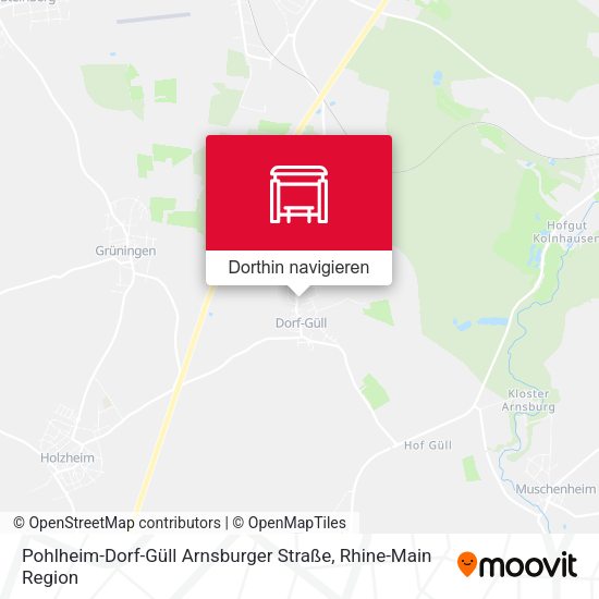 Pohlheim-Dorf-Güll Arnsburger Straße Karte