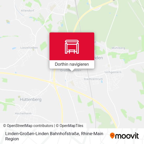 Linden-Großen-Linden Bahnhofstraße Karte