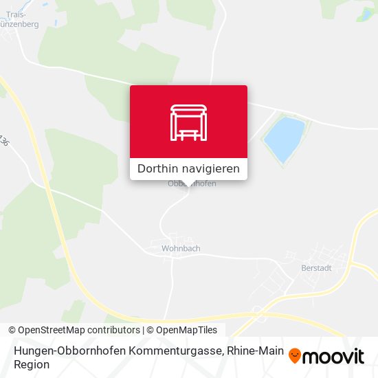 Hungen-Obbornhofen Kommenturgasse Karte