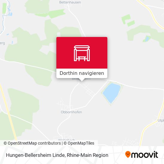 Hungen-Bellersheim Linde Karte