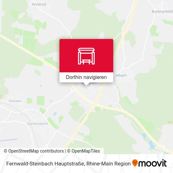 Fernwald-Steinbach Hauptstraße Karte