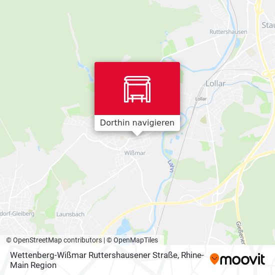 Wettenberg-Wißmar Ruttershausener Straße Karte