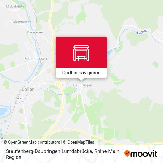 Staufenberg-Daubringen Lumdabrücke Karte
