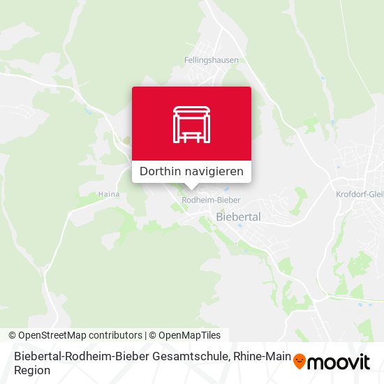 Biebertal-Rodheim-Bieber Gesamtschule Karte