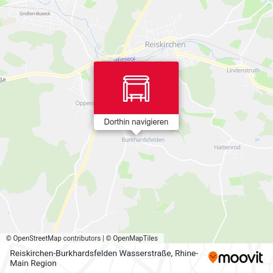 Reiskirchen-Burkhardsfelden Wasserstraße Karte