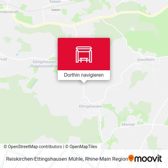 Reiskirchen-Ettingshausen Mühle Karte