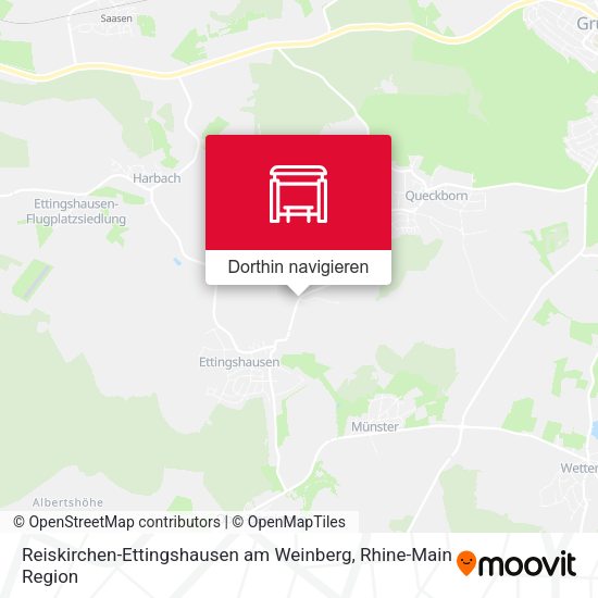 Reiskirchen-Ettingshausen am Weinberg Karte