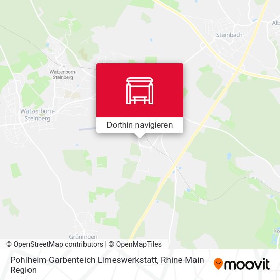 Pohlheim-Garbenteich Limeswerkstatt Karte