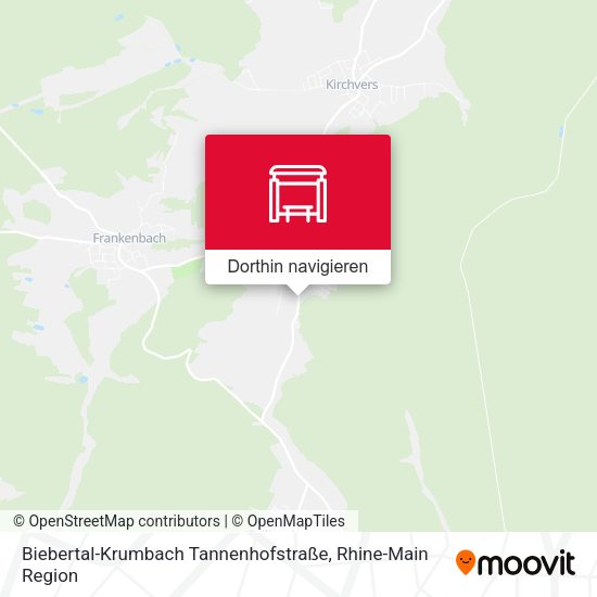 Biebertal-Krumbach Tannenhofstraße Karte