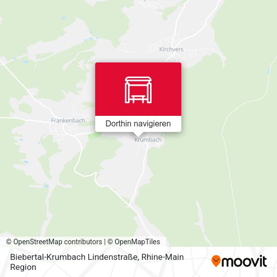 Biebertal-Krumbach Lindenstraße Karte