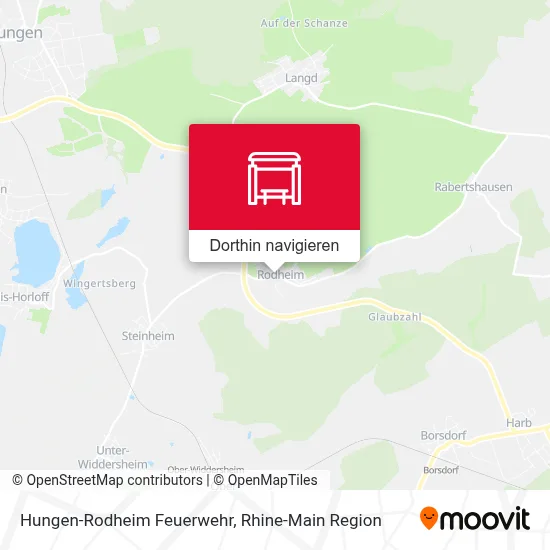 Hungen-Rodheim Feuerwehr Karte