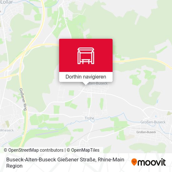 Buseck-Alten-Buseck Gießener Straße Karte