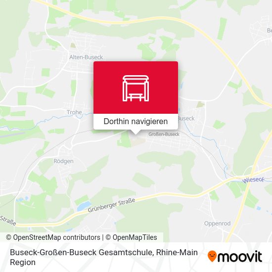 Buseck-Großen-Buseck Gesamtschule Karte