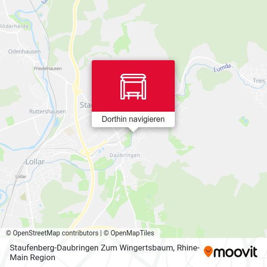 Staufenberg-Daubringen Zum Wingertsbaum Karte