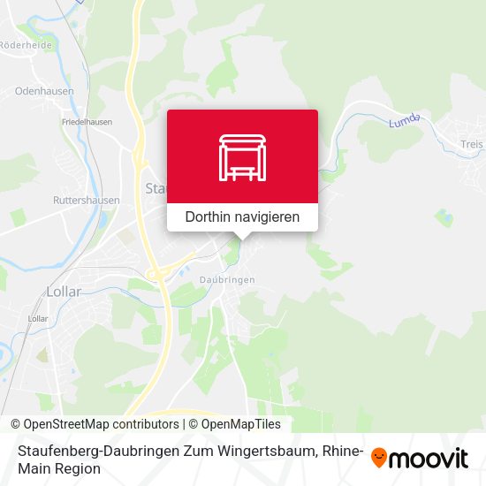 Staufenberg-Daubringen Zum Wingertsbaum Karte