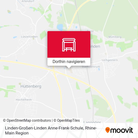Linden-Großen-Linden Anne-Frank-Schule Karte