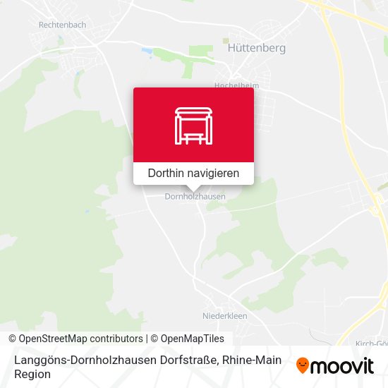 Langgöns-Dornholzhausen Dorfstraße Karte