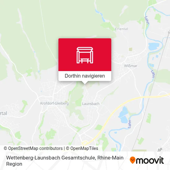Wettenberg-Launsbach Gesamtschule Karte