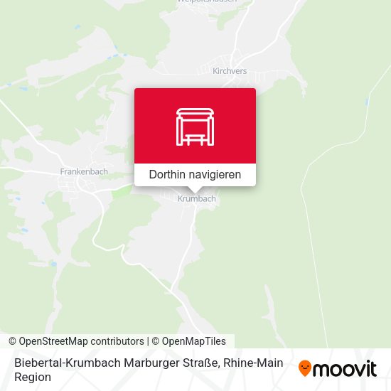 Biebertal-Krumbach Marburger Straße Karte