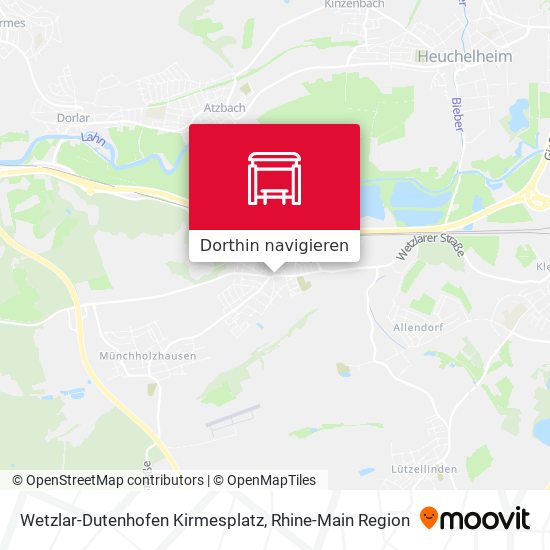 Wetzlar-Dutenhofen Kirmesplatz Karte