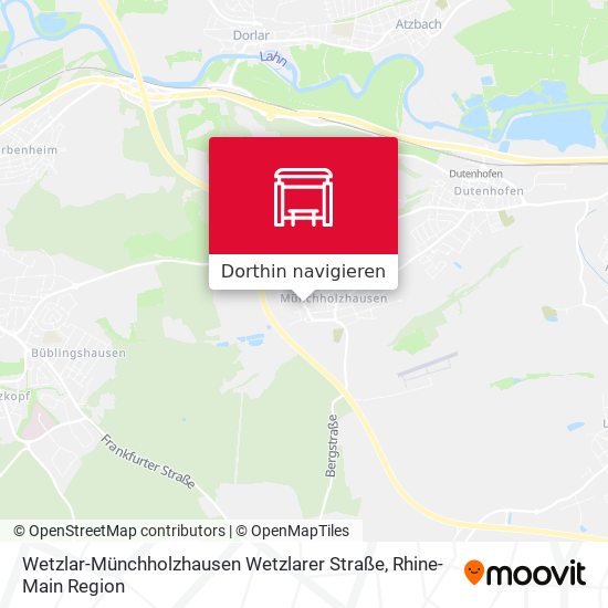 Wetzlar-Münchholzhausen Wetzlarer Straße Karte