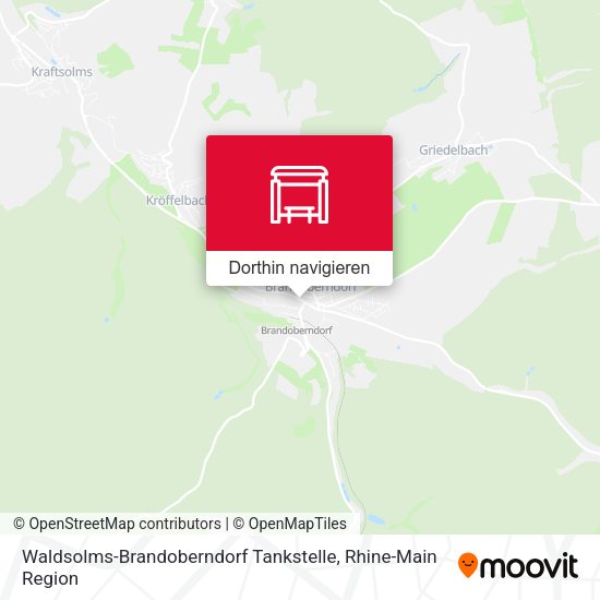 Waldsolms-Brandoberndorf Tankstelle Karte