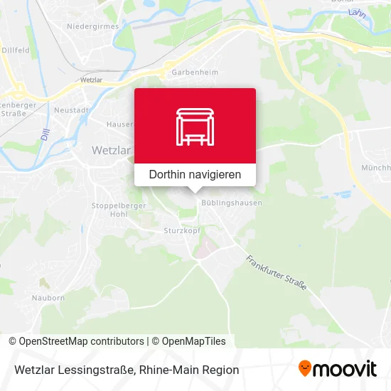 Wetzlar Lessingstraße Karte