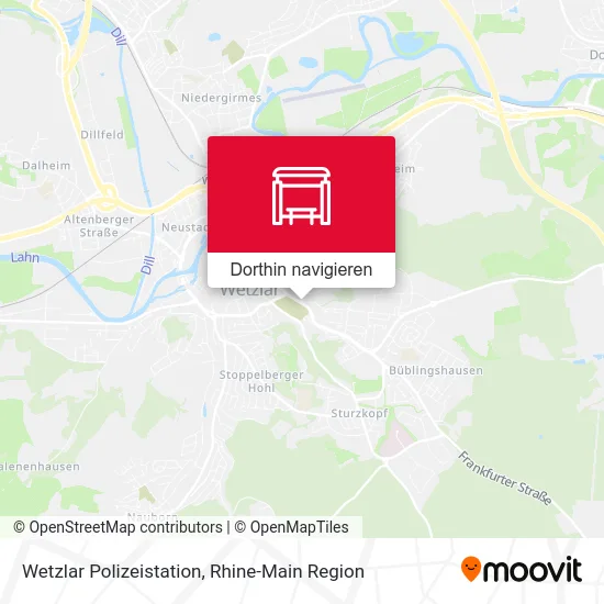Wetzlar Polizeistation Karte