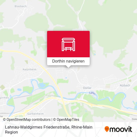 Lahnau-Waldgirmes Friedenstraße Karte