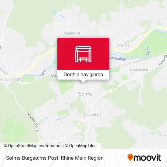 Solms-Burgsolms Post Karte