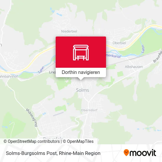 Solms-Burgsolms Post Karte