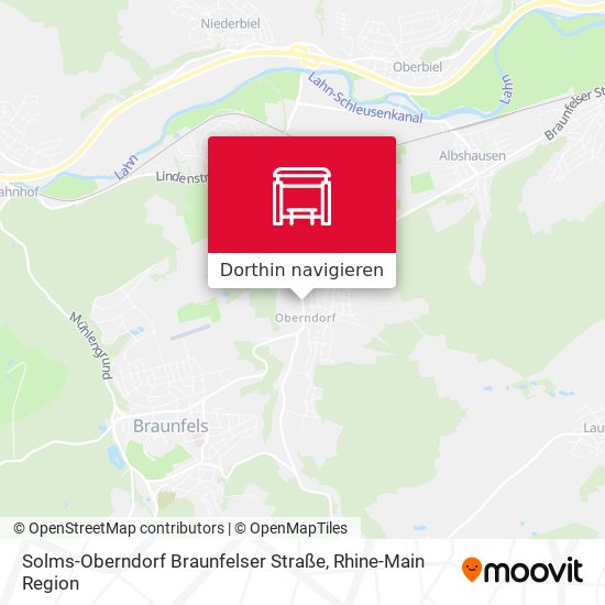 Solms-Oberndorf Braunfelser Straße Karte