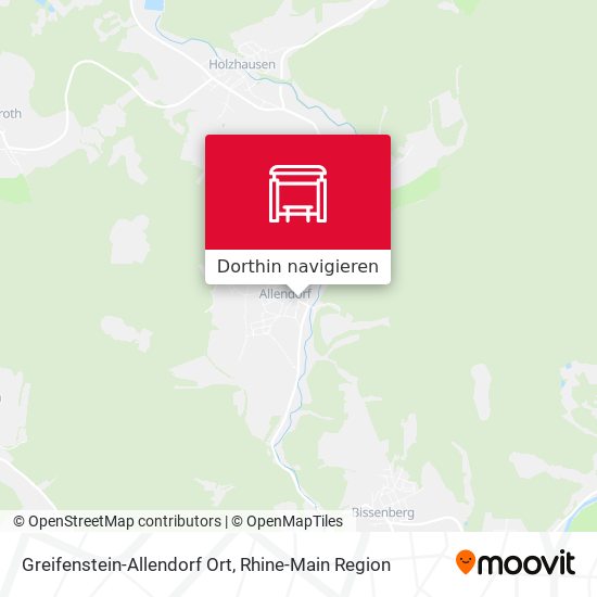 Greifenstein-Allendorf Ort Karte