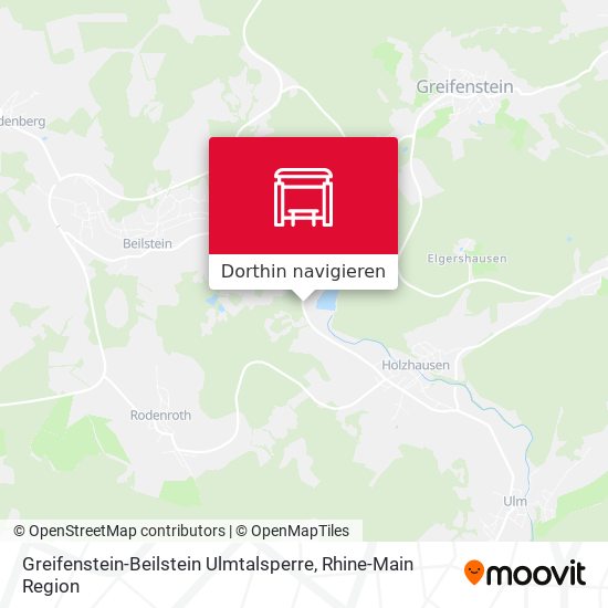 Greifenstein-Beilstein Ulmtalsperre Karte