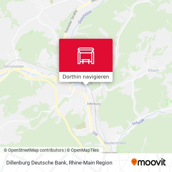 Dillenburg Deutsche Bank Karte