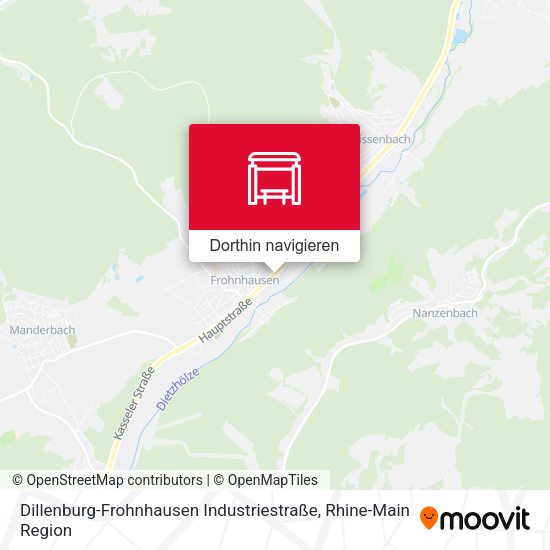 Dillenburg-Frohnhausen Industriestraße Karte