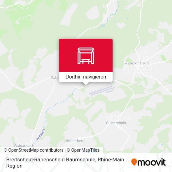 Breitscheid-Rabenscheid Baumschule Karte
