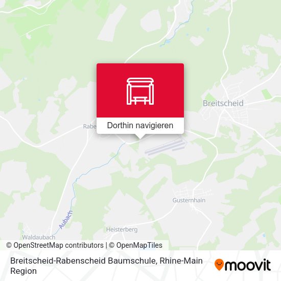Breitscheid-Rabenscheid Baumschule Karte