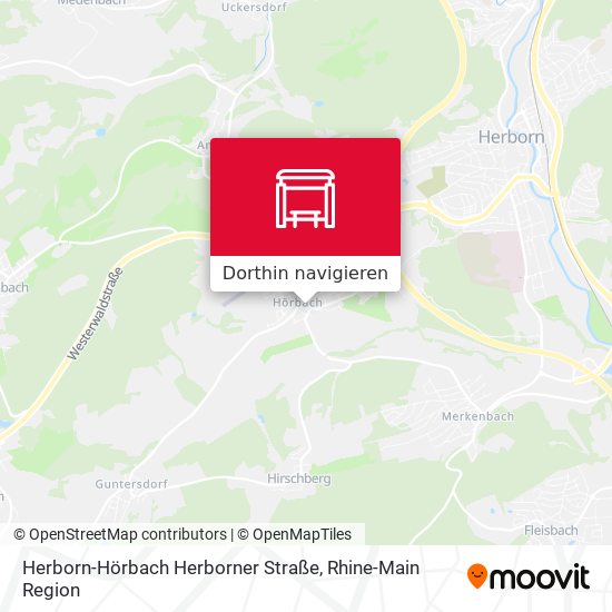 Herborn-Hörbach Herborner Straße Karte