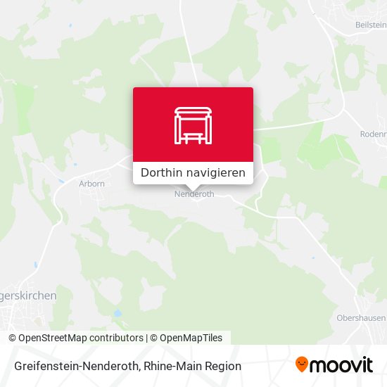 Greifenstein-Nenderoth Karte