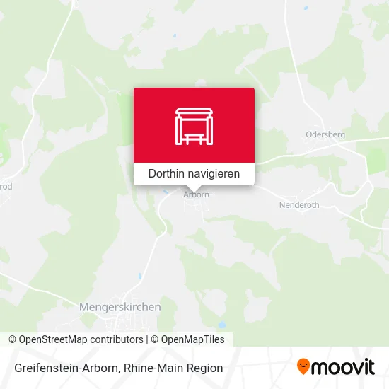Greifenstein-Arborn Karte