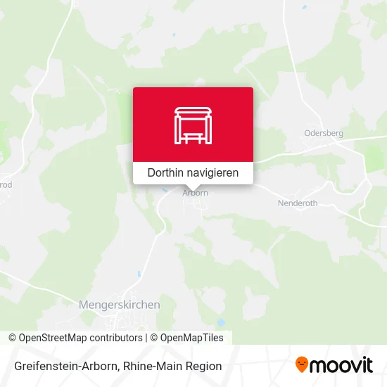 Greifenstein-Arborn Karte
